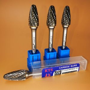 Quality Highly Efficient Flame Carbide Burr Rotary File Drill Bits Customized LOGO for sale