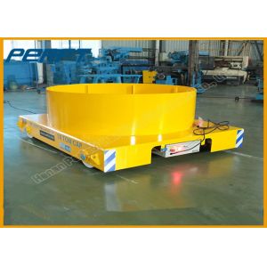 4 Wheel Ladle Transfer Car Motor Driven For Heavy Load Ladle Transportation