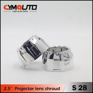 Car HID Headlight Shrouds 3 Inch Bi Xenon Projector Lens Cayenne Shroud