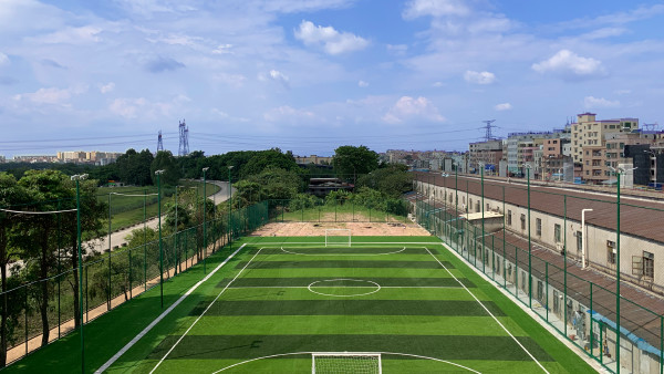 Buy Durable Artificial Grass Mats Synthetic Turf 50mm Pile Height Effective Drainage System at wholesale prices