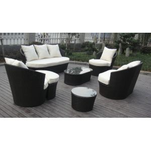 8pcs hot rattan and wicker furniture