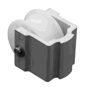 DYE28-28  Grooves Support Rollers Aluminum Lean Pipe