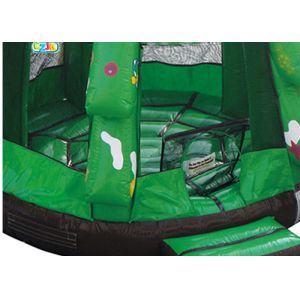 Inflatable Christmas Bounce Castle Santa Claus Bounce Easy To Carry