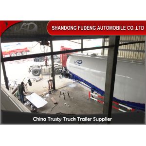 80 Tons Bulk Cement Tanker Trailer Mobile Horizontal Cement Fly Ash Silo Semi