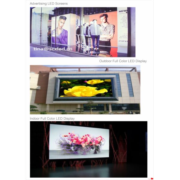 Outdoor High Brightness P6 Full Color LED Screen Panels for Shopping Mall Advertising with MBI 5024 IC