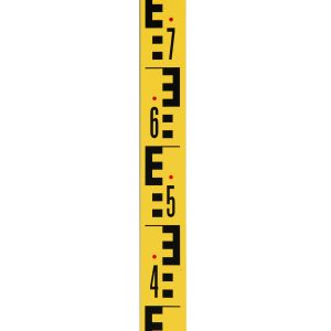 2m Manganese Levelling Surveyors Measuring Rod With Dual Face