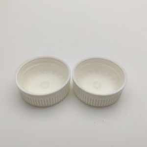 ISO9001 Wide Mouth Plastic Lid , 38mm White Screw Caps