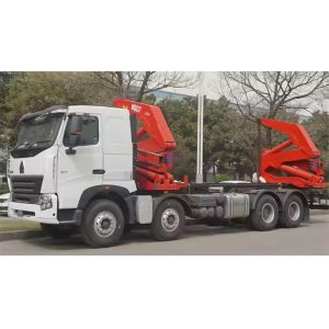 Side Loader Semi Trailer Optimized For Efficient Container Loading Unloading