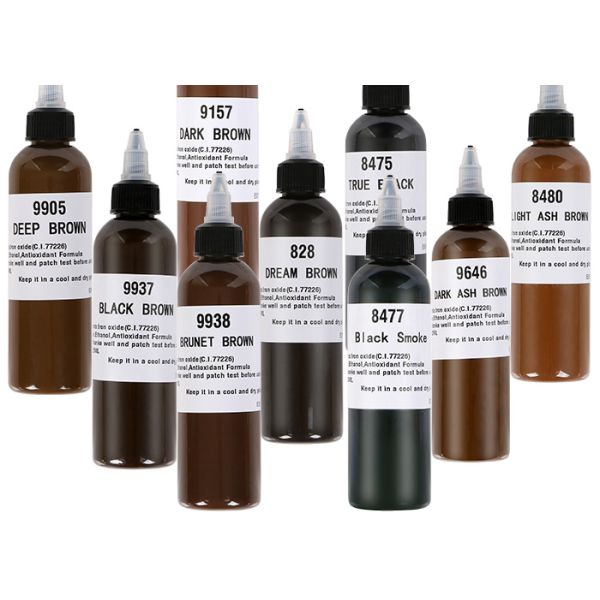 OEM Available Semi-Cream Permanent Makeup Pigment 120 ML For Beauty Tattoo