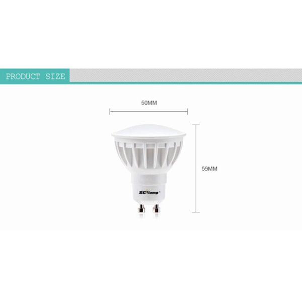 Supply SMD3030 high bright 6w GU10 spot light