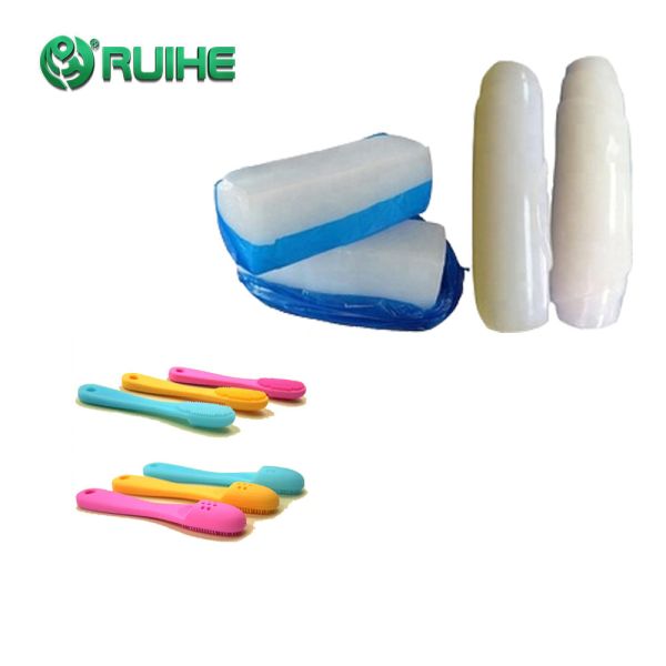 Buy LFGB Compression Process Translucent Food Grade HTV Silicone Brush at wholesale prices