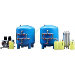 Automatic 1000TPD Industrial Water Purification Treatment Plant 50TPH Reverse