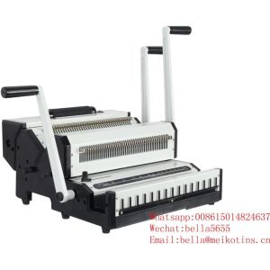 Nanbo Manual 25 Sheets Double Loop Wire Binding Machine