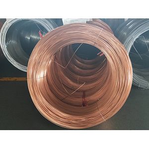 Cold Drawing Single Wall Coated Copper Steel Bundy Tube To Protect Rust 4.76 mm