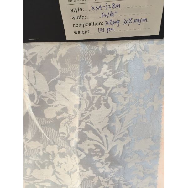 Buy polyester/rayon jacquard fabric yarn dyed at wholesale prices