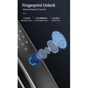 High quality intelligent facial recognition door lock supports 6 unlocking
