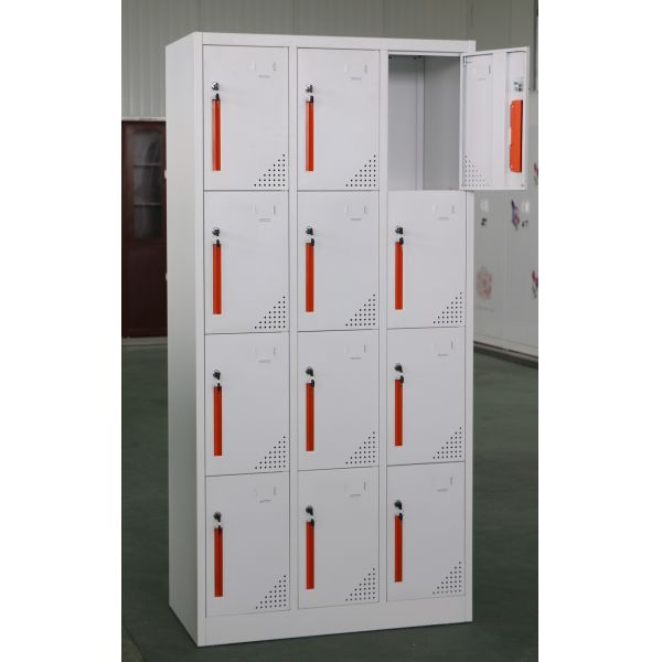 12 Door Steel Office Lockers Cold Rolled Plate