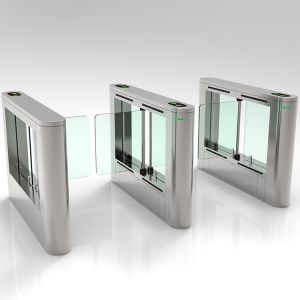 IP54 Speed Gate Turnstile Anti-Crush Optical Barrier Turnstiles Face Recognition