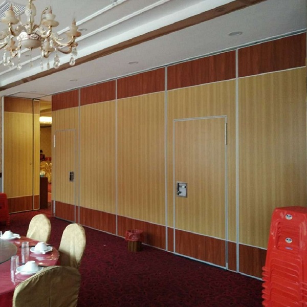 Wood Fiber Board Ceiling Folding Partition Wall Interior Decorative