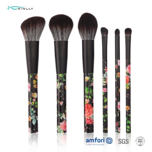 Buy 6pcs PVC Box Plastic Makeup Brushes For Blush at wholesale prices