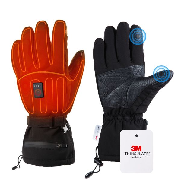 Buy Electric Rechargeable Warming Gloves 7.4V 12V Polyester at wholesale prices