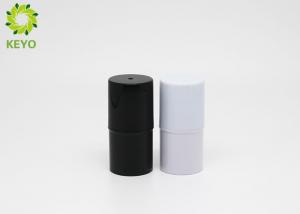 Quality Black Lipstick Tube Container Round Shape Recycled Plastic Material Made for sale