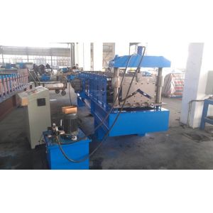 Quality Hydraulic Metal Roofing Machines , Gutter Making Machine Wall Board Structure for sale