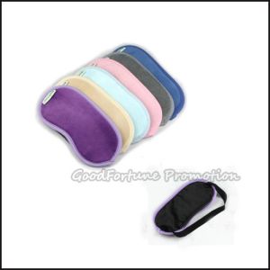 customed promotion printed logo Eco plush cotton healthy Relieve fatigue eyeshade