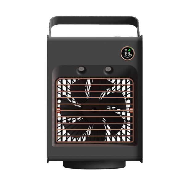 Buy Small Evaporative Air Cooler And HumidifierTable Fan 4000mAh Battery at wholesale prices