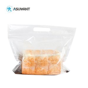 Plastic Zipper 130mic Mylar Stand Up Bags With Window