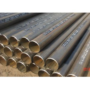 Round Carbon Black ASTM A53 A57 LSAW Steel Pipe