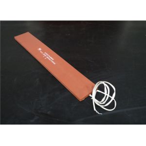 Customized Shapes Silicone Heating Pad , Silicone Pad Heater With Thermostat