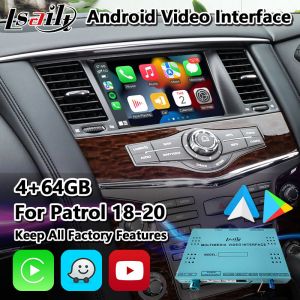 Lsailt 4+64GB NISSAN Multimedia Interface For 2018-2020 Patrol Y62 With Android