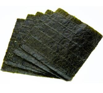 Buy Dark Green Seasoned Dried Sushi Roasted Nori Sheets Seaweed at wholesale prices