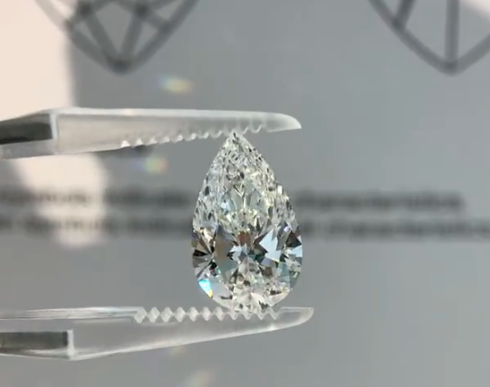 4.24ct Marquise&Pear Shaped Diamond Butterfly Earrings DEF VVS Lab Grown