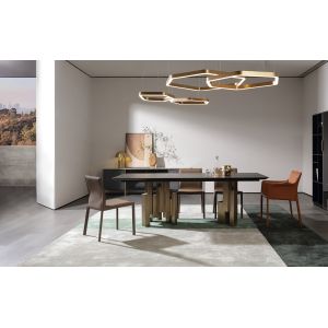 High Durability Ceramic Marble Top Dining Table 10 Seater OEM