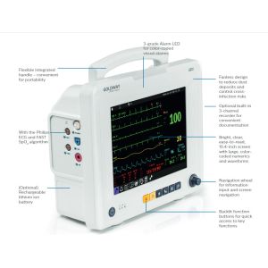 Goldway GS10 GS20 Patient Monitor ECG 5 Lead 074260312A