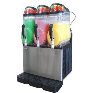 Plastic Two-Tank Stainless Steel Slush Machine XC224 For Snack Food Bar