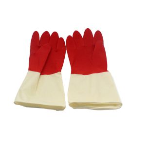 12 Inches M45g Rubber Dishwashing Gloves Chemical Resistant