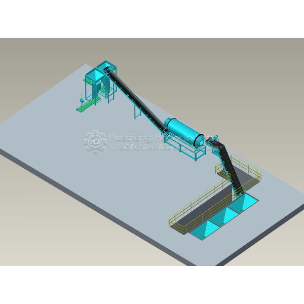 Microcomputer 37kw 2000KG BB Fertilizer Blender Machine at Bulk Blending