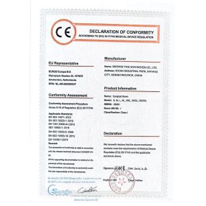 Xinyang Yihe Non-Woven Co., Ltd. Certifications