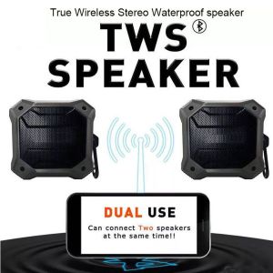 Durable Portable Bluetooth Speakers Wireless IPX7 Waterproof Military Materials
