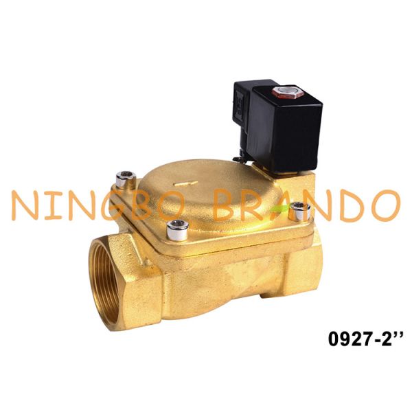 Buy 0927700 2'' NC Pilot Acting Air Compressor Brass Solenoid Valve at wholesale prices