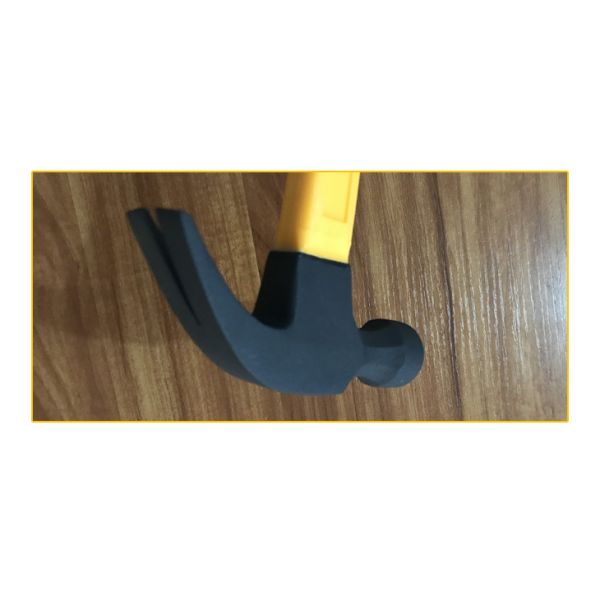 American type claw hammer with fiberglass handle