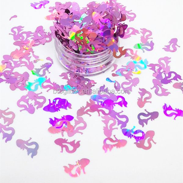 Other Celebration Supplies Holographic Sequins Mermaid Glitter with Polyester Material