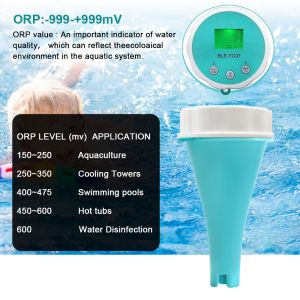 Multi-Parameter Digital Water Analyzer pH/EC/TDS/CL/ORP/Temp Meter Smart 6-in-1