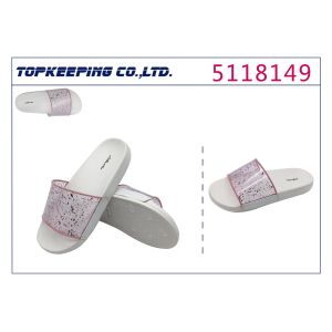 Lady Female Plain Flat Shoes Slippers With Strap Summer