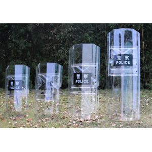 Polycarbonate Anti Riot Shield PC Transparent Shield Anti Stab Security