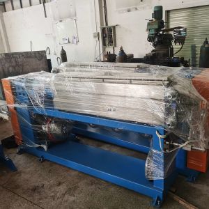 China Wiremac Plastic Wire Cable Extruder Machine Double Wheel Type on sale