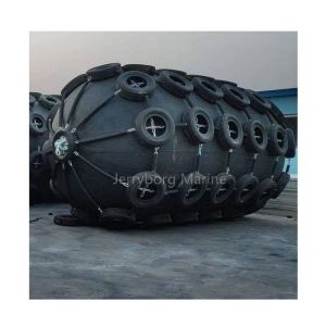 JRB Yokohama Type Rubber Fender with Tyre Chain Net - ISO9001 Certified
